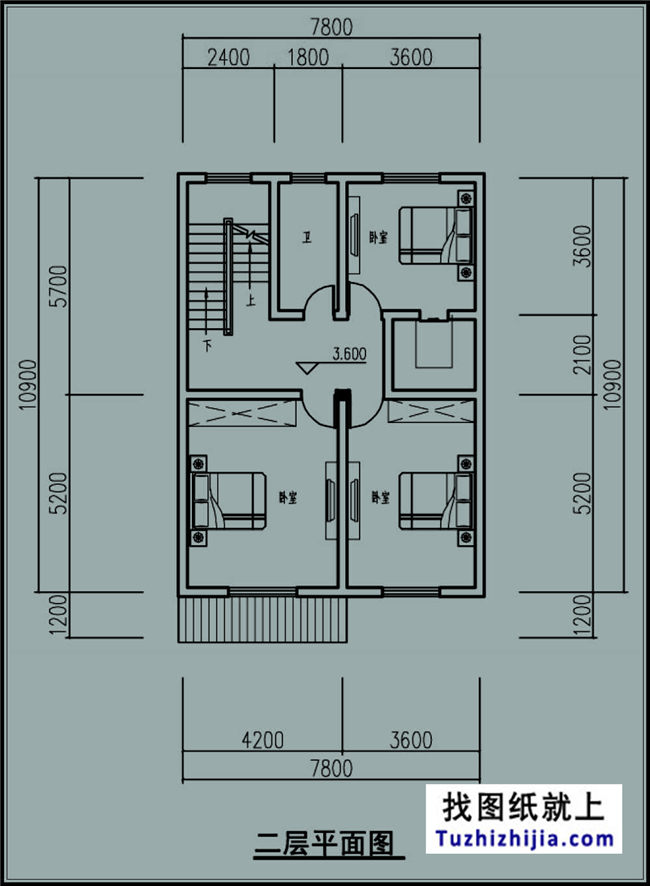 造價:15萬,農村徽派風格三層自建別墅設計圖,8X11米90平方米