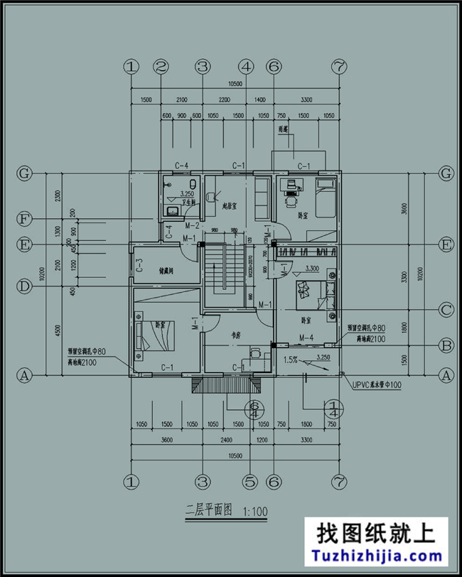 造價:20萬,100平方米新農村別墅設計圖及效果圖,10X10米