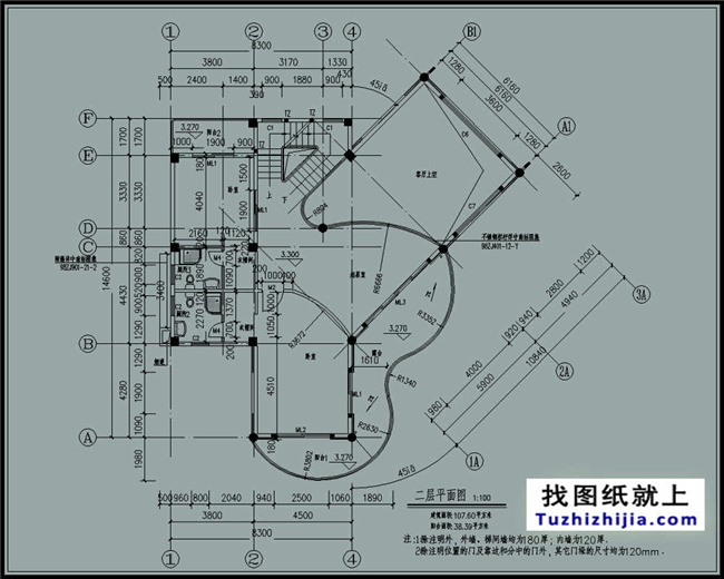 造價:40萬,150平方米現代鋼結構別墅設計圖及效果圖,8X14米
