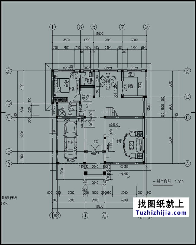 造價:32萬,140平方米農村三層別墅設計圖,12x12米