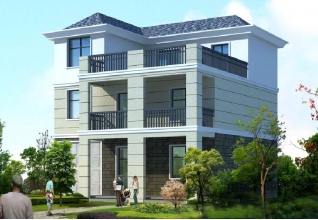 120平方米新農村自建別墅設計施工圖紙及效果圖