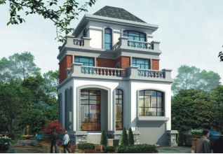 20多萬三層實用型新農村施工設計圖紙及外觀效果圖