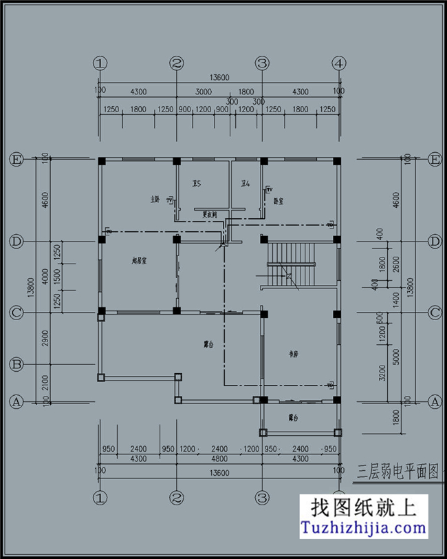 預(yù)算40萬左右的樓中樓三層別墅設(shè)計圖紙及效果圖