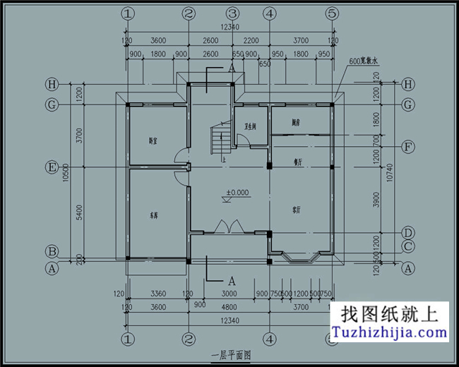 25萬左右的農村房屋建筑施工設計圖紙