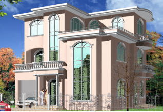 30萬以內的樓中樓新農村自建房屋設計圖紙及外觀圖