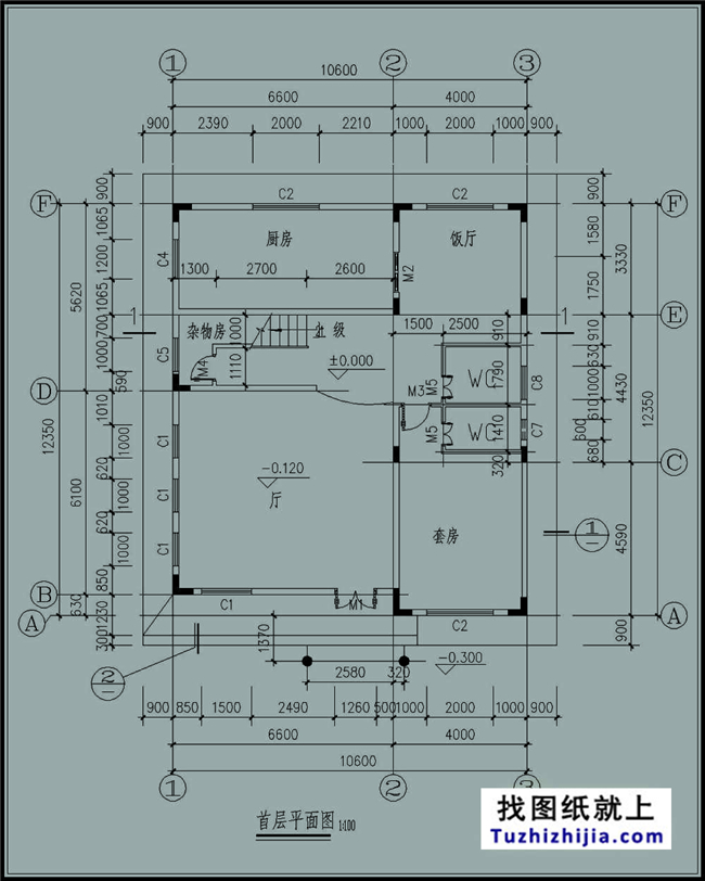 120平方米自建歐式新農村房屋別墅設計圖紙及外觀圖
