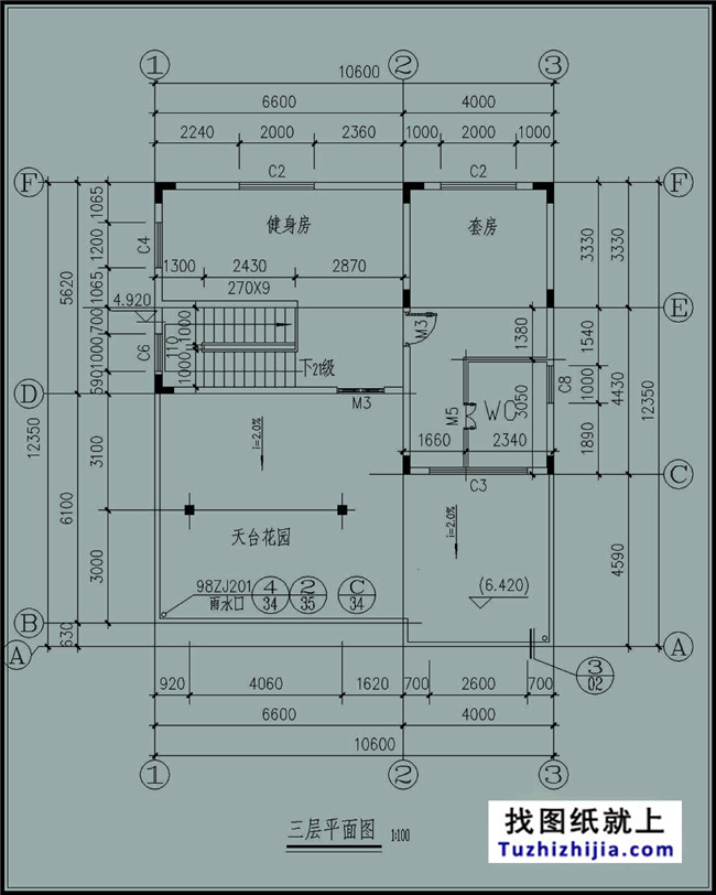 120平方米自建歐式新農村房屋別墅設計圖紙及外觀圖