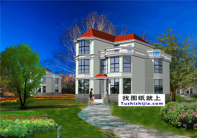 現代簡約130平米三層自建房屋別墅施工設計圖紙及效果圖