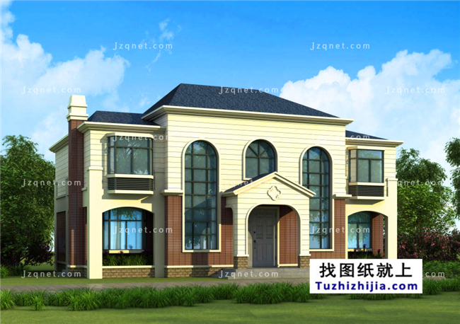 185平米自建三層別墅房屋施工設計圖紙及效果圖