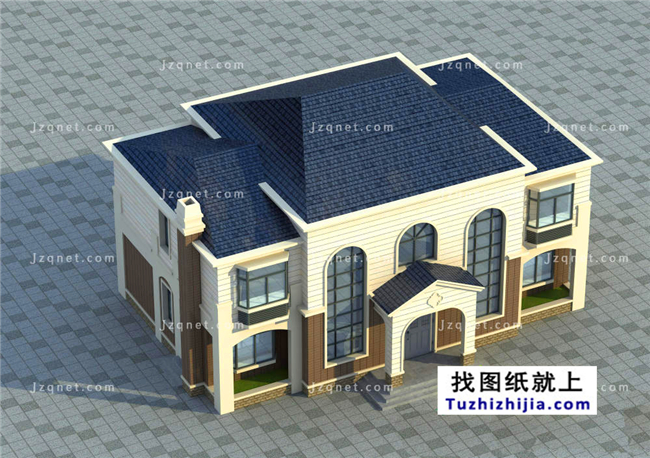 185平米自建三層別墅房屋施工設計圖紙及效果圖