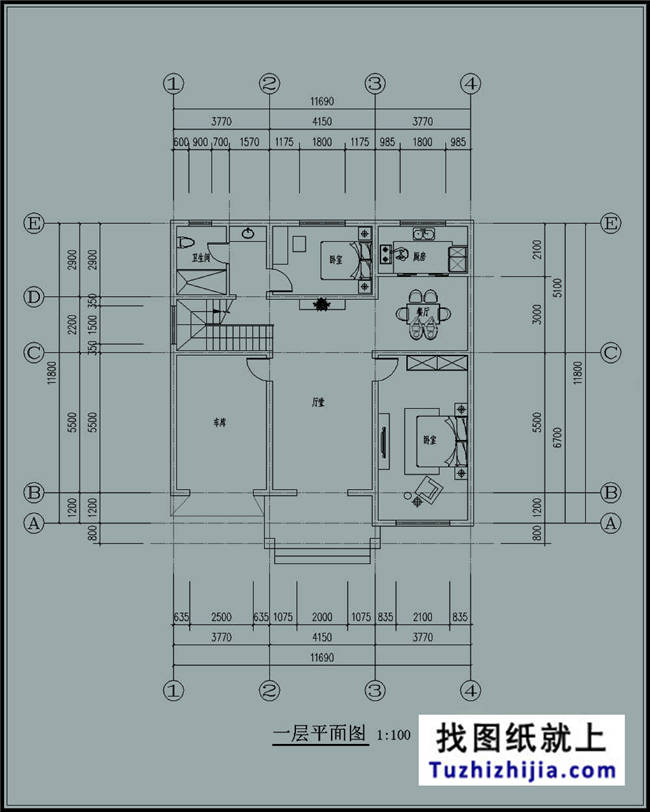 135平米的新農村自建三層房屋設計圖紙及效果圖