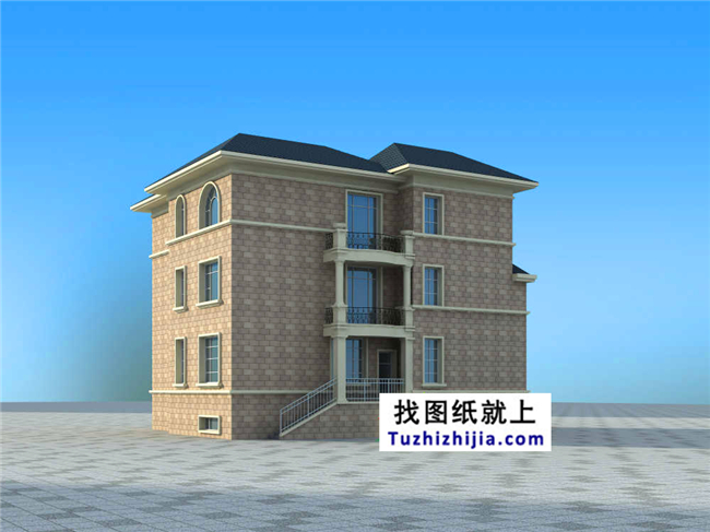 帶地下室的新農村自建別墅設計方案及效果圖