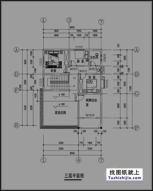 三層農村小住宅設計圖紙
