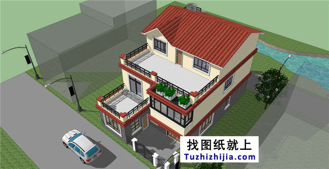 帶小院新農村房屋設計圖紙