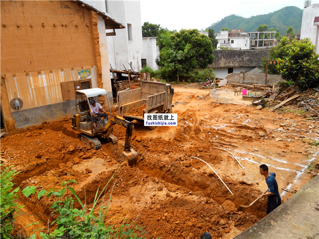 安徽農(nóng)村自建房屋過程全程直播。