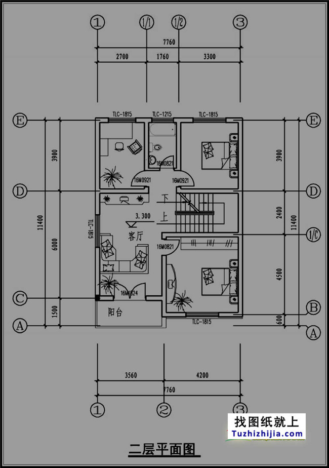 簡單新農村住宅設計圖集,三層樓房設計圖紙精選