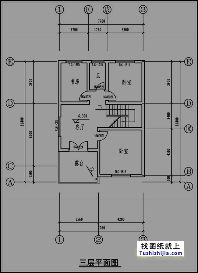 簡單新農村住宅設計圖集,三層樓房設計圖紙精選