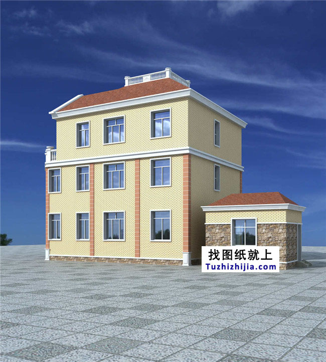 最新小別墅設計圖，復式三層，外觀非常漂亮