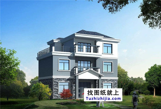 新農村住宅設計圖集,三層房屋設計圖紙展示