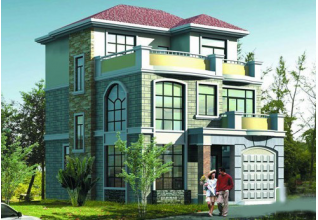 小戶型三層別墅設(shè)計圖紙，適合新農(nóng)村自建