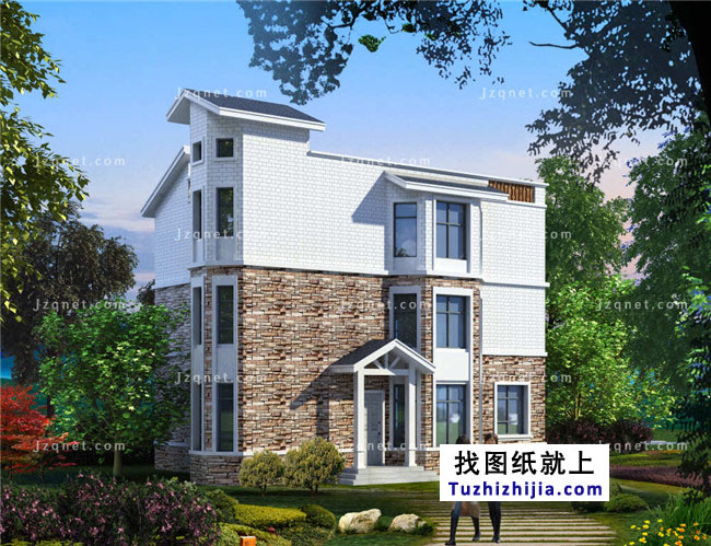 獨棟三層樓房設計圖紙及效果圖,農村蓋房推薦