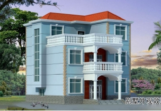 自建三層樓房設計圖紙，新農村住宅圖紙推薦