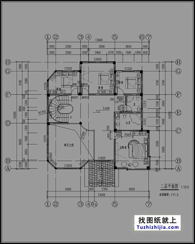 歐式三層農村房屋設計圖紙,歐式住宅圖推薦