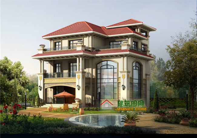 帶地下室三層新農村房屋設計圖紙