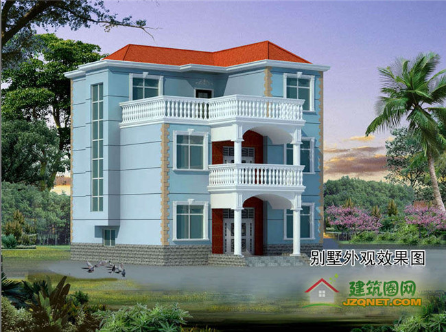 自建三層樓房設計圖紙，新農村住宅圖紙推薦