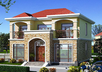 120平方房子設計圖帶效果圖，農村自建房戶型推薦