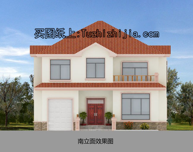 農(nóng)村二層小別墅圖片,二層別墅效果圖及設(shè)計圖