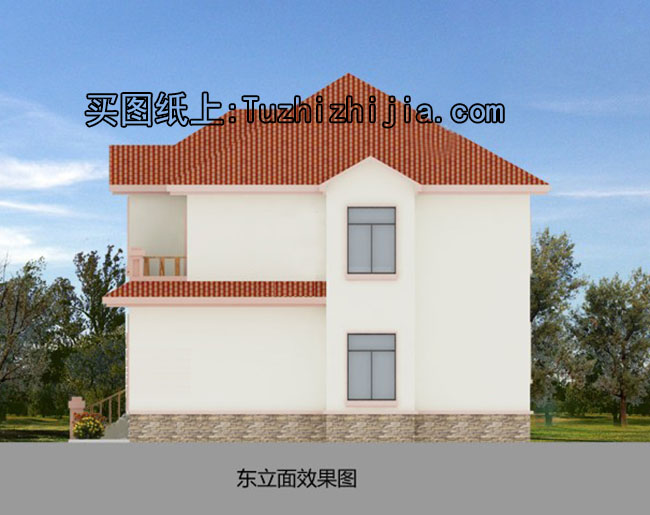 農(nóng)村二層小別墅圖片,二層別墅效果圖及設(shè)計圖