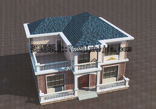 鄉(xiāng)村二層別墅設(shè)計圖,含外觀效果圖,設(shè)計師推薦