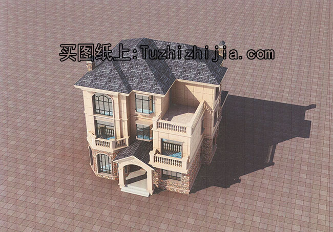 農村三層樓房設計圖紙及效果圖,經典自建圖紙