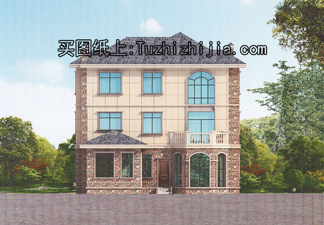 農村三層樓房設計圖紙及效果圖,經典自建圖紙