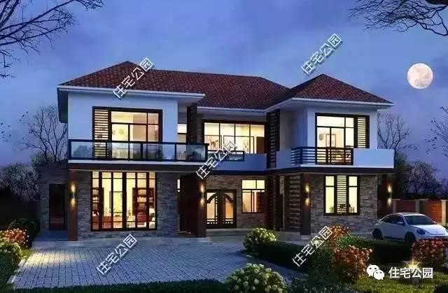 6套新農村二層房屋設計圖，造價20多萬你要蓋哪個？（含預算）