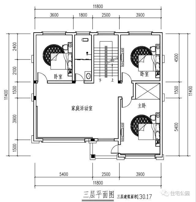 最新款農村三層樓房設計，弧形落地窗采光好，全圖！