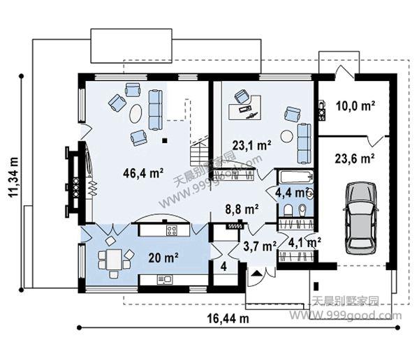 5套農(nóng)村現(xiàn)代別墅效果圖+平面圖，這才是我要的養(yǎng)老別墅！