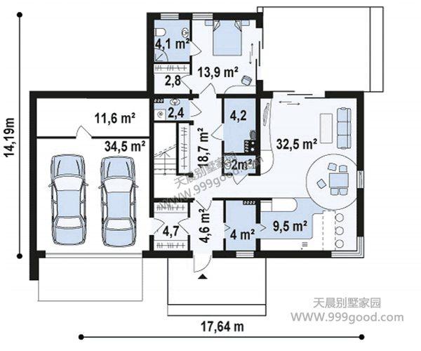 5套農(nóng)村現(xiàn)代別墅效果圖+平面圖，這才是我要的養(yǎng)老別墅！