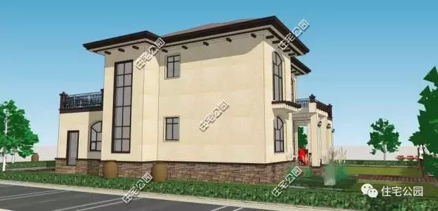 農村2層別墅16X15米，經典戶型、經濟實用