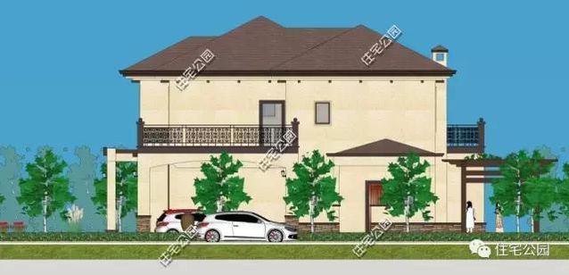 農村2層別墅16X15米，經典戶型、經濟實用