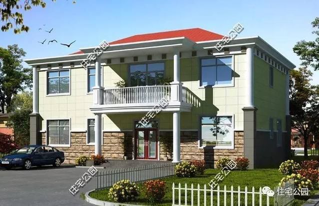 16X12米農(nóng)村別墅設(shè)計(jì)，８室２廳，經(jīng)濟(jì)實(shí)用