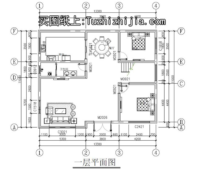 10X13米鄉(xiāng)村二層別墅設(shè)計(jì)，非常實(shí)用，20萬(wàn)建成！