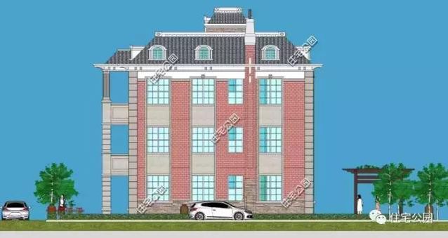 13X13米農村復古風格別墅，戶型方正、臥室多