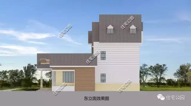 一層半小別墅16X15米，時尚實用，24萬建成！