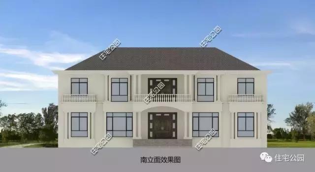 2層農村別墅21X12米，布局實用滿足三代人生活。全圖！！