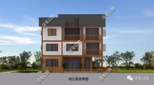 農(nóng)村風(fēng)景好，自建3層12X10米觀景別墅，在家就能掙錢！