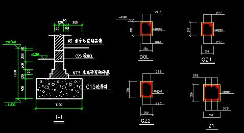 3層別墅CAD圖紙，占地面積120平米，建筑面積301方米