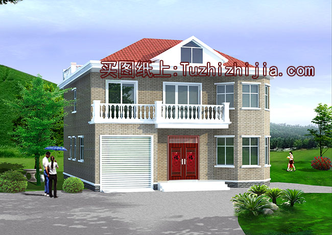 簡單的二層樓房圖片及設計方案，自建樓房必看