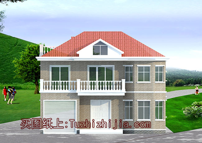 簡單的二層樓房圖片及設計方案，自建樓房必看